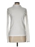 J.Crew 100% Cotton Silver Long Sleeve Turtleneck Size L - photo 1