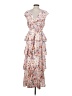 Assorted Brands 100% Polyester Floral Pink Casual Dress Size S - photo 2