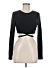 Vila Black Long Sleeve Top Size M - photo 1