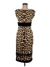 Roberto Cavalli Animal Print Brown Tan Cocktail Dress Size EU (IT) 42 / US 6 - photo 1