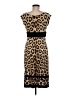 Roberto Cavalli Animal Print Brown Tan Cocktail Dress Size EU (IT) 42 / US 6 - photo 2
