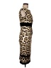 Roberto Cavalli Animal Print Brown Tan Cocktail Dress Size EU (IT) 42 / US 6 - photo 4