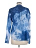 Honorine 100% Cotton Tie-dye Blue Long Sleeve Button-Down Shirt Size M - photo 2