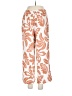 Sienna Sky Print Orange Casual Pants Size L - photo 2