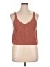 Lulus 100% Acrylic Orange Sweater Vest Size XL - photo 1