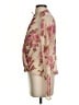 MNG 100% Polyester Floral Ivory Long Sleeve Blouse Size 4 - photo 5