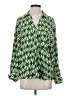 Zara Green Long Sleeve Blouse Size XS - photo 1