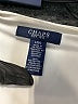 Chaps Color Block Ivory Cocktail Dress Size L - photo 7