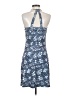 Eddie Bauer Print Blue Casual Dress Size S - photo 2