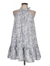 Lush Paisley Blue Gray Casual Dress Size L - photo 1