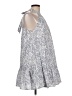 Lush Paisley Blue Gray Casual Dress Size L - photo 4