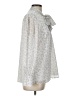 Ann Taylor Silver Long Sleeve Blouse Size L - photo 4