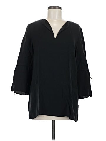 Lafayette 148 New York 3/4 Sleeve Silk Top (view 1)