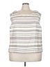 Perceptions 100% Polyester Ivory Sleeveless Blouse Size 22 - photo 1