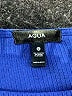Aqua Solid Blue Casual Dress Size L - photo 7