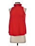 J.Crew 100% Polyester Red Sleeveless Blouse Size XXS - photo 1