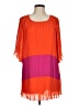 Karlie 100% Polyester Color Block Orange Cocktail Dress Size M - photo 1