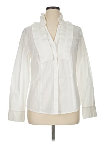 AK Anne Klein Long Sleeve Blouse (view 1)