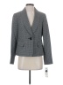 Le Suit 100% Polyester Houndstooth Gray Blazer Size 4 - photo 1