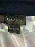 Gracia 100% Polyester Blue Short Sleeve Blouse Size L - photo 7