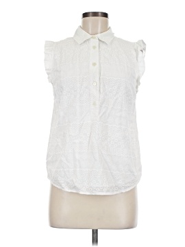 Ann Taylor Loft Sleeveless Button Down Shirt