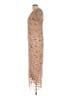 Pisarro Nights 100% Polyester Tan Cocktail Dress Size 12 - photo 5