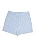 Elodie Checkered-gingham Blue Shorts Size S - photo 2