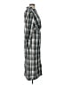 Veronica Beard Plaid Blue Gray Casual Dress Size 10 - photo 4