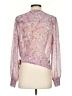 Paige Pink Long Sleeve Blouse Size S - photo 2