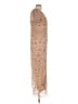 Pisarro Nights 100% Polyester Tan Cocktail Dress Size 12 - photo 4