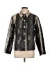 French Laundry 100% Polyester Print Black Gold Jacket Size L - photo 1