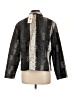 French Laundry 100% Polyester Print Black Gold Jacket Size L - photo 2