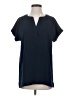 J.Jill 100% Polyester Blue Short Sleeve Blouse Size XS - photo 1