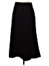 Uniqlo Solid Black Burgundy Formal Skirt Size S - photo 2