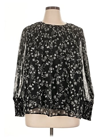 Terra & Sky Long Sleeve Blouse (view 1)