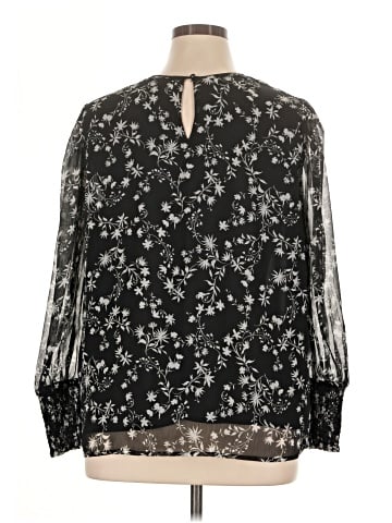Terra & Sky Long Sleeve Blouse (view 2)