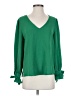 CeCe Green Long Sleeve Blouse Size S - photo 1
