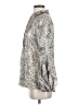 Elie Tahari Metallic Silver Long Sleeve Blouse Size XS - photo 5