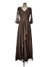Unbranded Brown Cocktail Dress Size 12 - photo 1