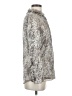Elie Tahari Metallic Silver Long Sleeve Blouse Size XS - photo 4