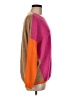CeCe Color Block Pink Pullover Sweater Size M - photo 4