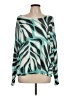 Nic + Zoe Tropical Teal Pullover Sweater Size L - photo 1