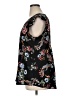 Pleione 100% Polyester Black Short Sleeve Blouse Size XL - photo 5
