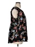 Pleione 100% Polyester Black Short Sleeve Blouse Size XL - photo 4