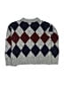 Zara Argyle Gray Pullover Sweater Size 6 - 7 - photo 2