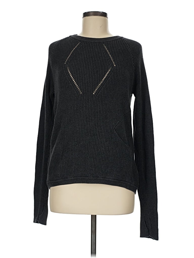 Pre-owned Lululemon Athletica Pullover Sweater In Black