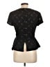 BCBGMAXAZRIA Black Short Sleeve Top Size L - photo 2