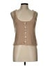 Hem & Thread 100% Polyester Tan Tank Top Size L - photo 1