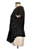 BCBGMAXAZRIA Black Short Sleeve Top Size L - photo 5