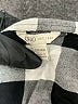Cato 100% Rayon Checkered-gingham Black Long Sleeve Button-Down Shirt Size 22 - 24 - photo 7